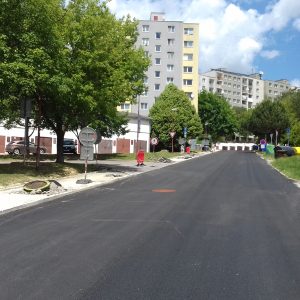 Rekonštrukcia cesty a parkoviska na ulici Mateja Bela