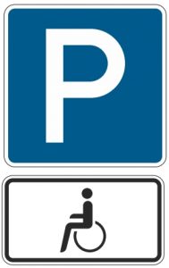 dopravna znacka pre vyhradene parkovacie miesto