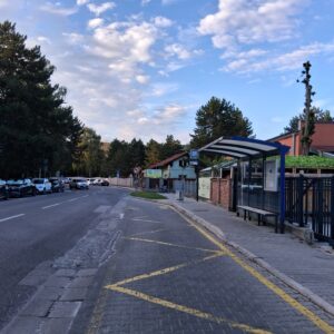 Dočasné umiestnenie zastávky na parkovací pás